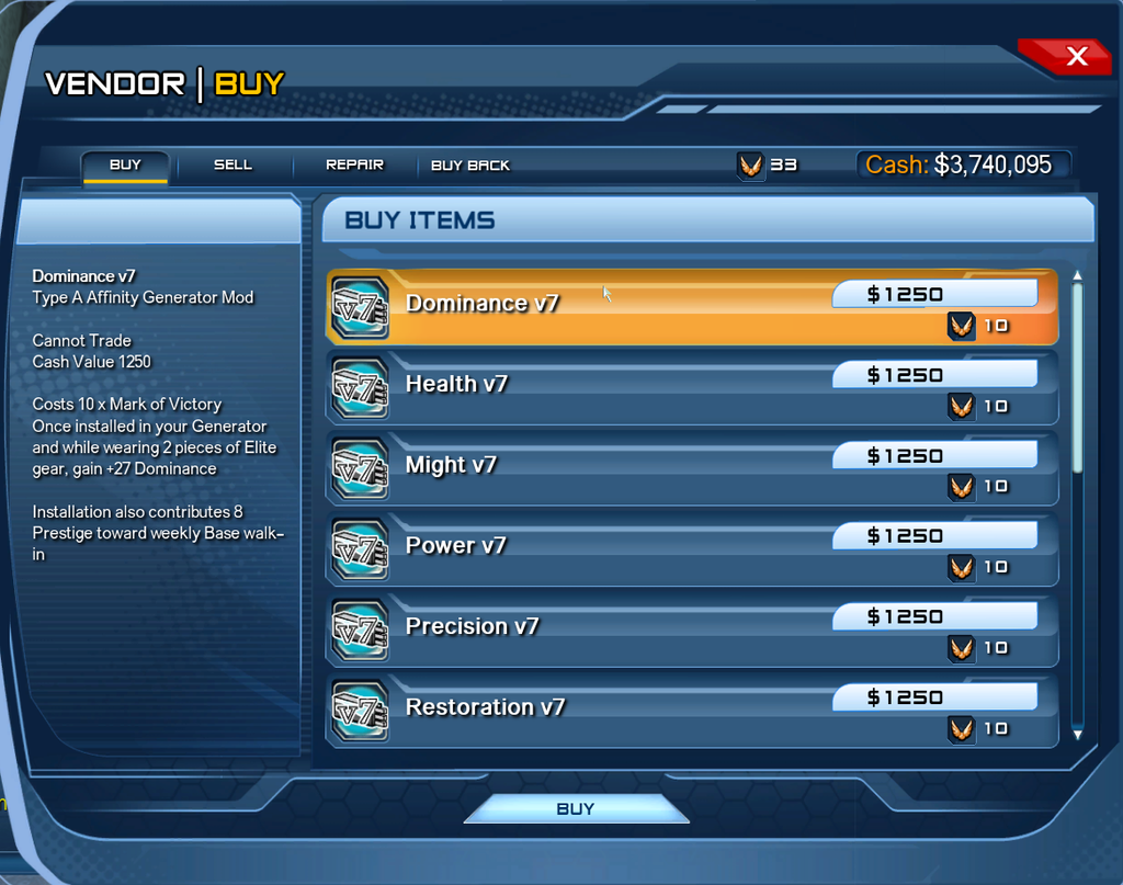 Affinity Generator Mod Vendor Enabled DC Universe Online Forums