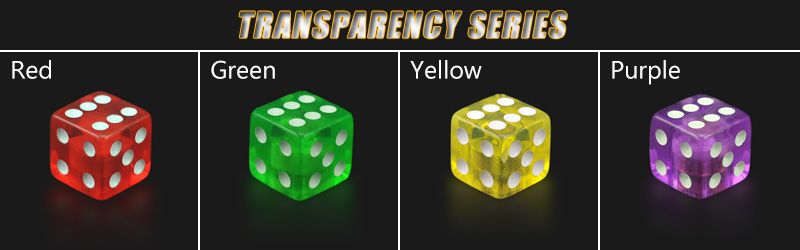 more transparency colors dice valve stems caps