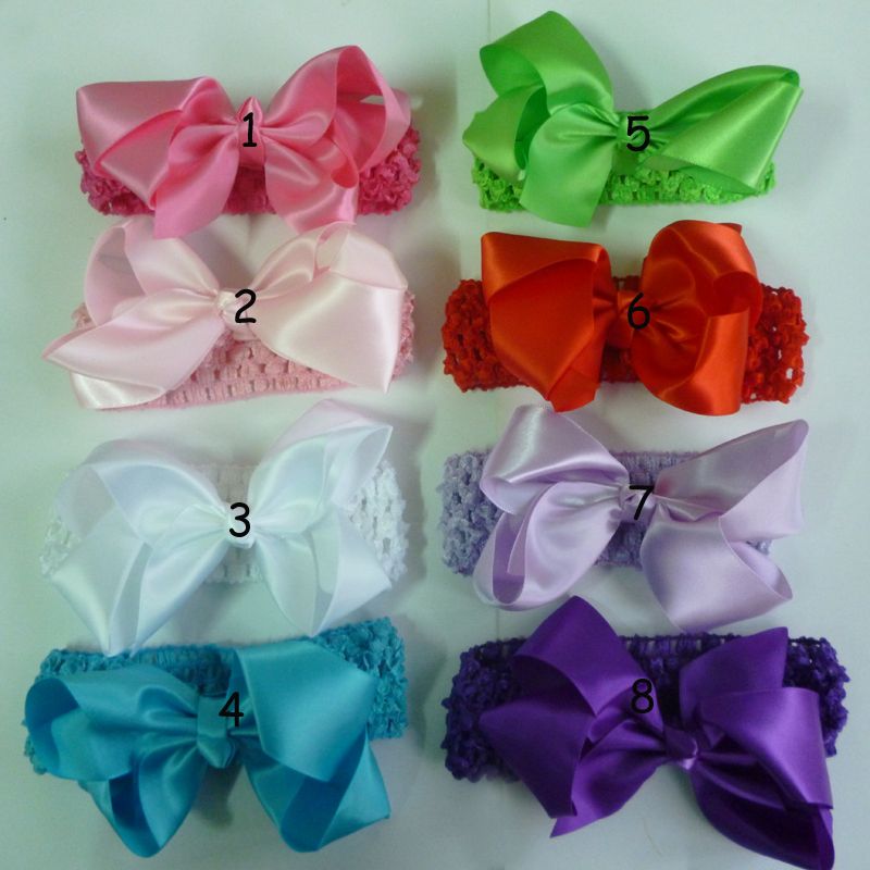 infant Headbands big bowknot clips hair bow baby girl bandeau new infant Headbands big bowknot clips hair bow baby girl bandeau new