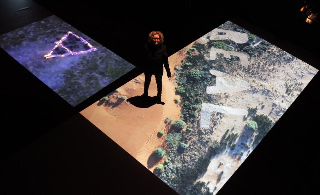 Leon Cmielewski & Josephine Starrs 'Augmented Terrain' installation image of prototype, 2014, 