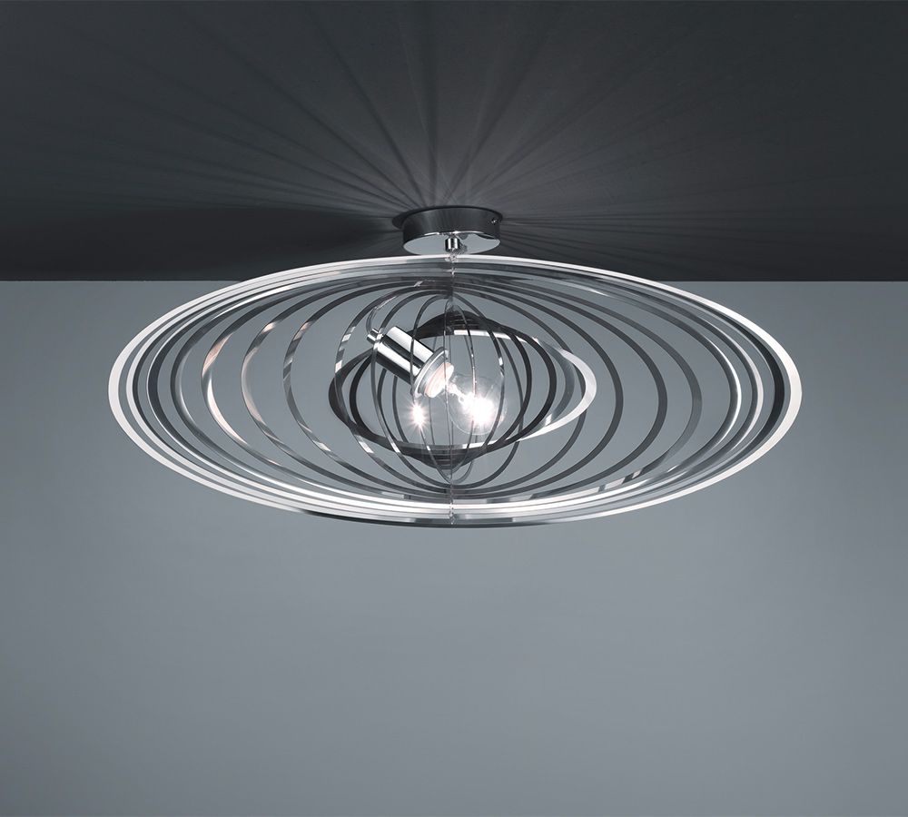 Lampadario plafoniera lampada soffitto design moderno acciaio ...