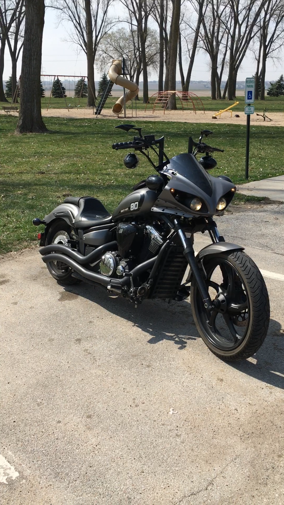 Extended cables for new bars? - Yamaha Star Stryker ... 2011 yamaha stryker wiring diagram 
