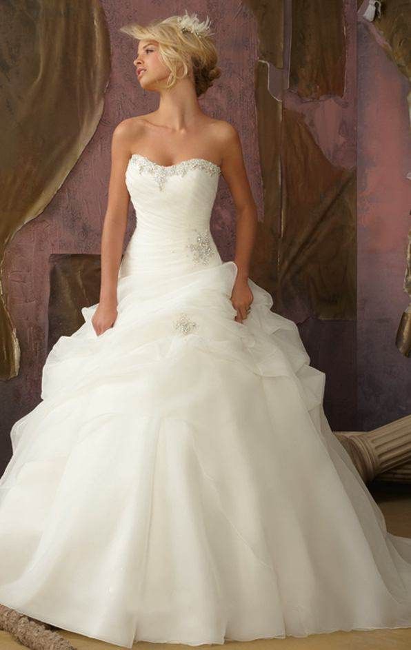 Stock White Wedding Dress Bridal Gown Bridesmaid Size6 8 10 12 14 16 Ebay 2139