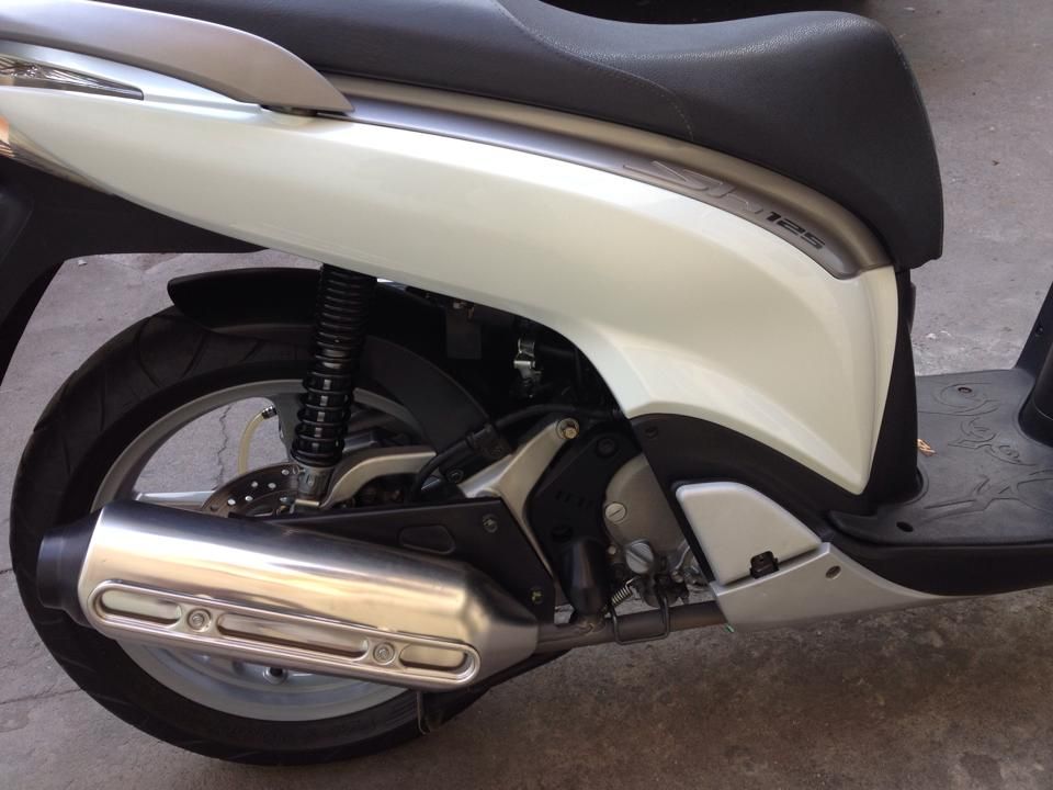 bán xe sh 125 VN màu trắng bạc đk 12/2009 biển số đẹp lh 0938 4747 56(Lâm) - 3