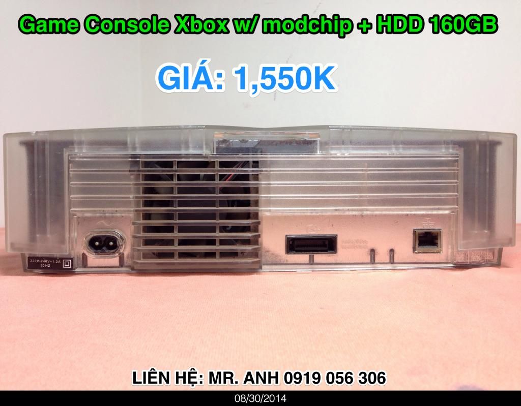 Xbox Crystal Edition + 2 Controllers + HDD 160GB + Cables + 15 Games + Remote - 2