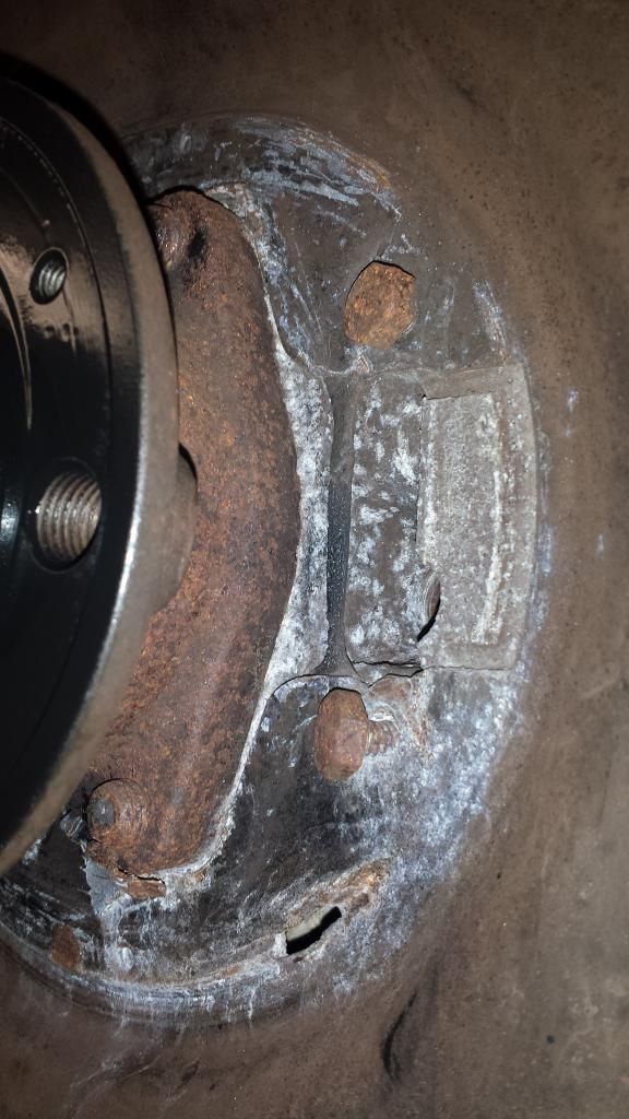 Emergency brakes literally missing on my 2005 S60R SwedeSpeed Volvo