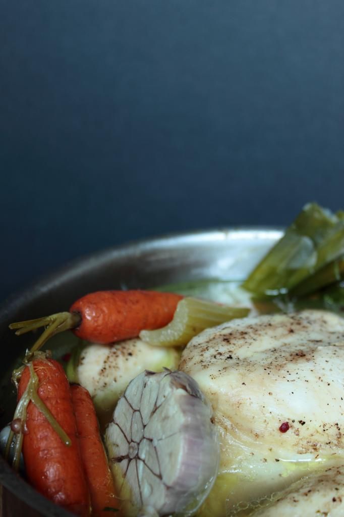 Chicken stock pot with herb dumplings Figs & Pigs