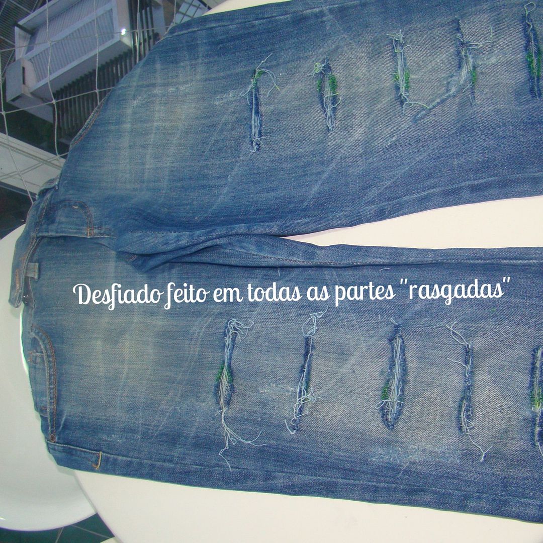 DIY Jeans destroyed