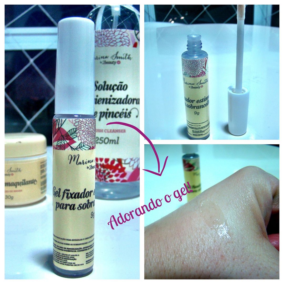 Produtos marina smith by 2Beauty, gel estimulante para sobrancelha