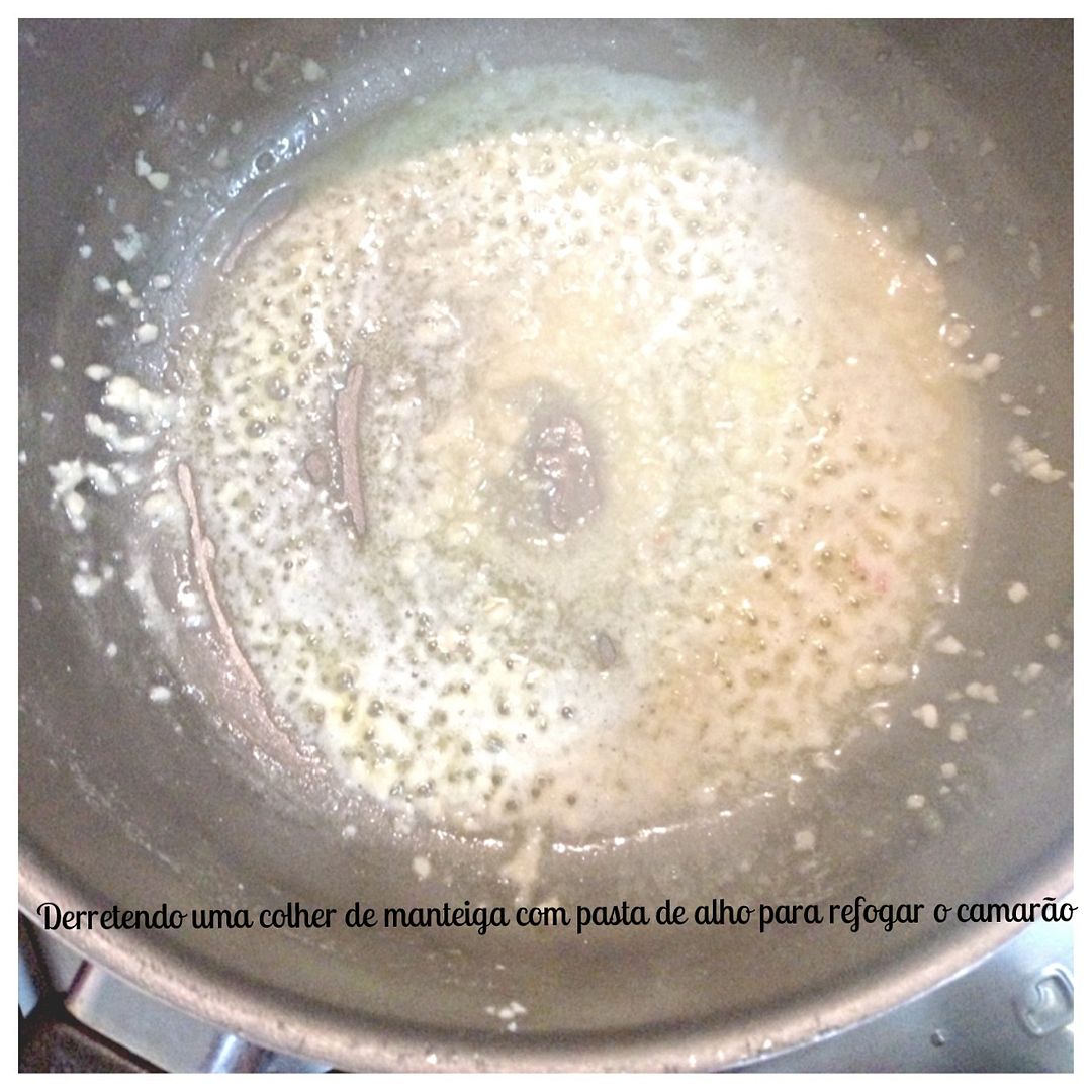 Penne ao molho bechamél com camarão