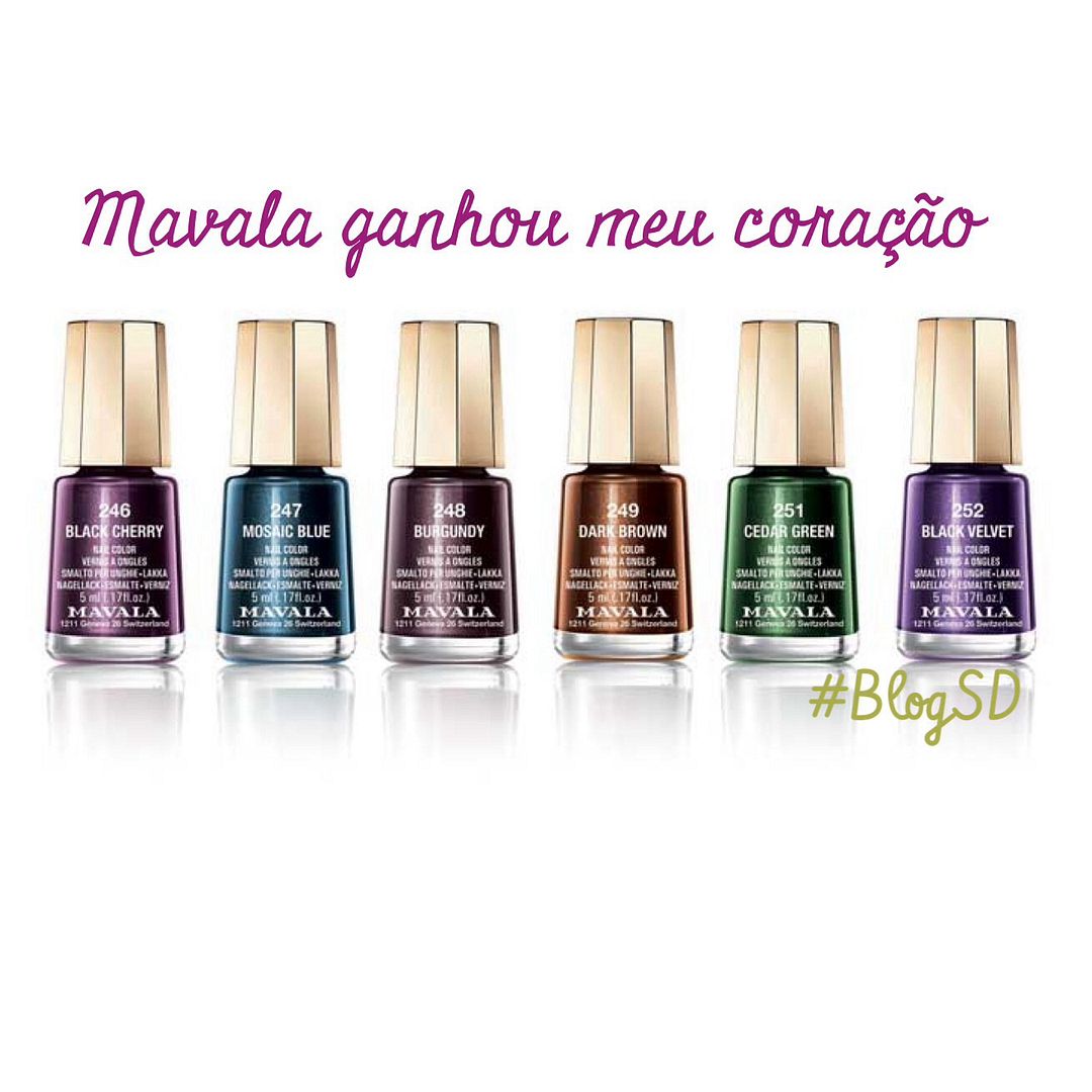 Nova coleção mavala metálico