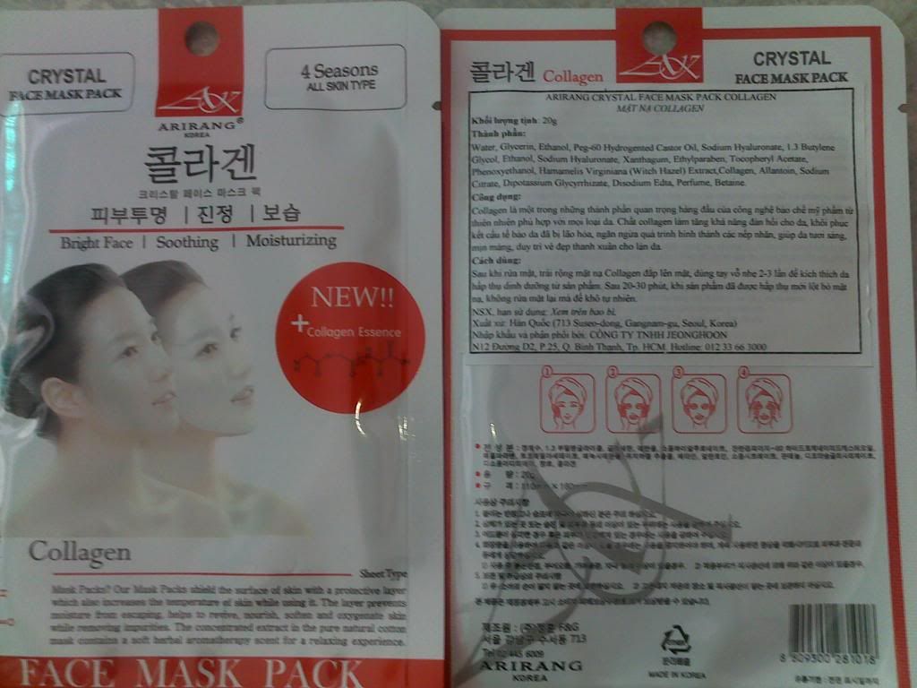 Mặt nạ Hàn Quốc Crystal giá rẻ
