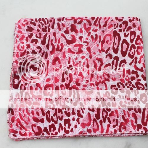 Red Leopard Grain Scarves Korea Flower Printed Wrap Head Neck Scarf New
