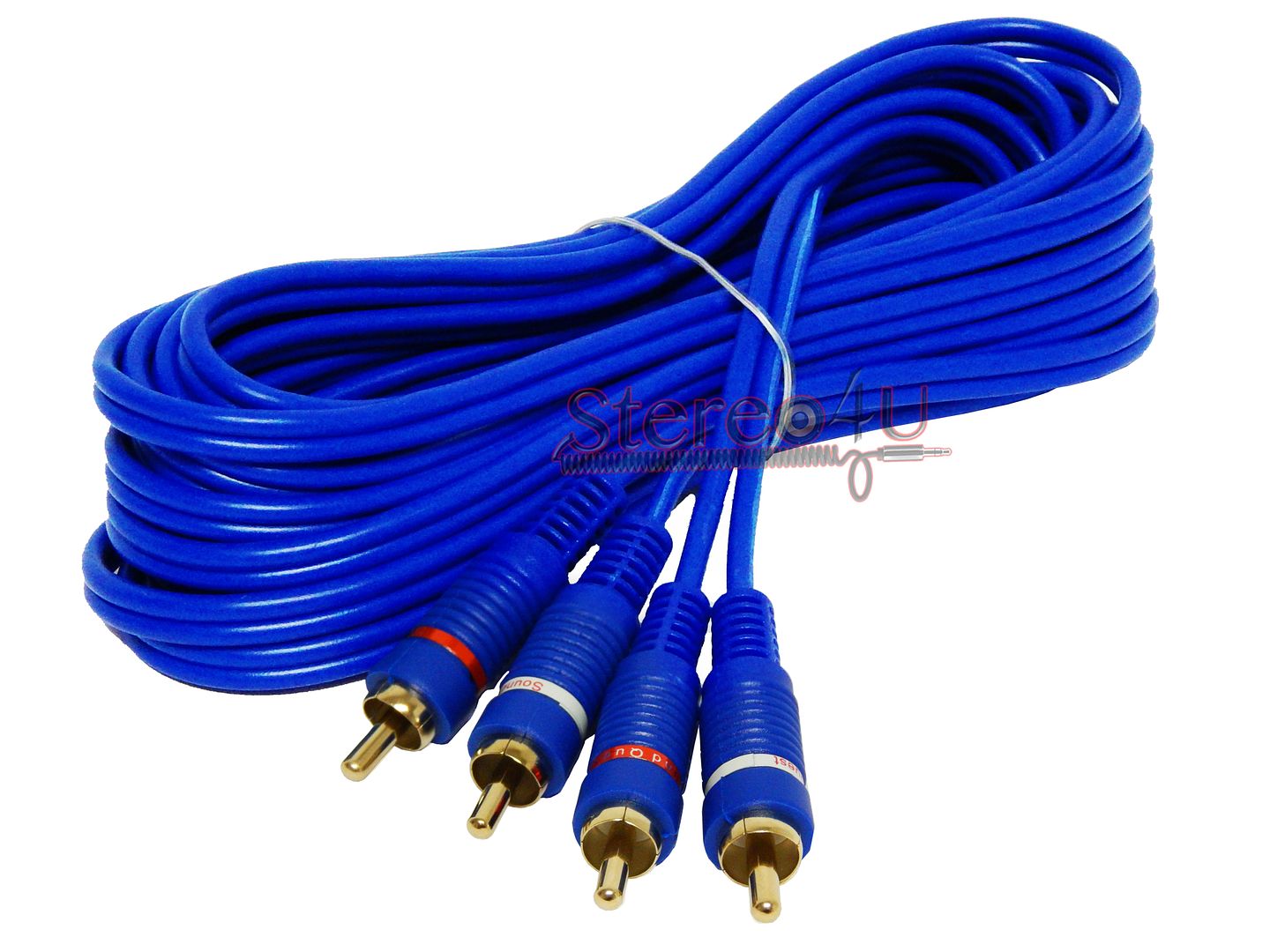 High Quality 6 Feet RCA Car Amplifier Stereo OR Home Audio RCA Audio Cable