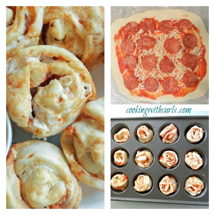 Cooking With Curls: Pepperoni Pizza Muffins